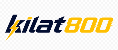 Logo kilat800 berbentuk huruf kilat merah
